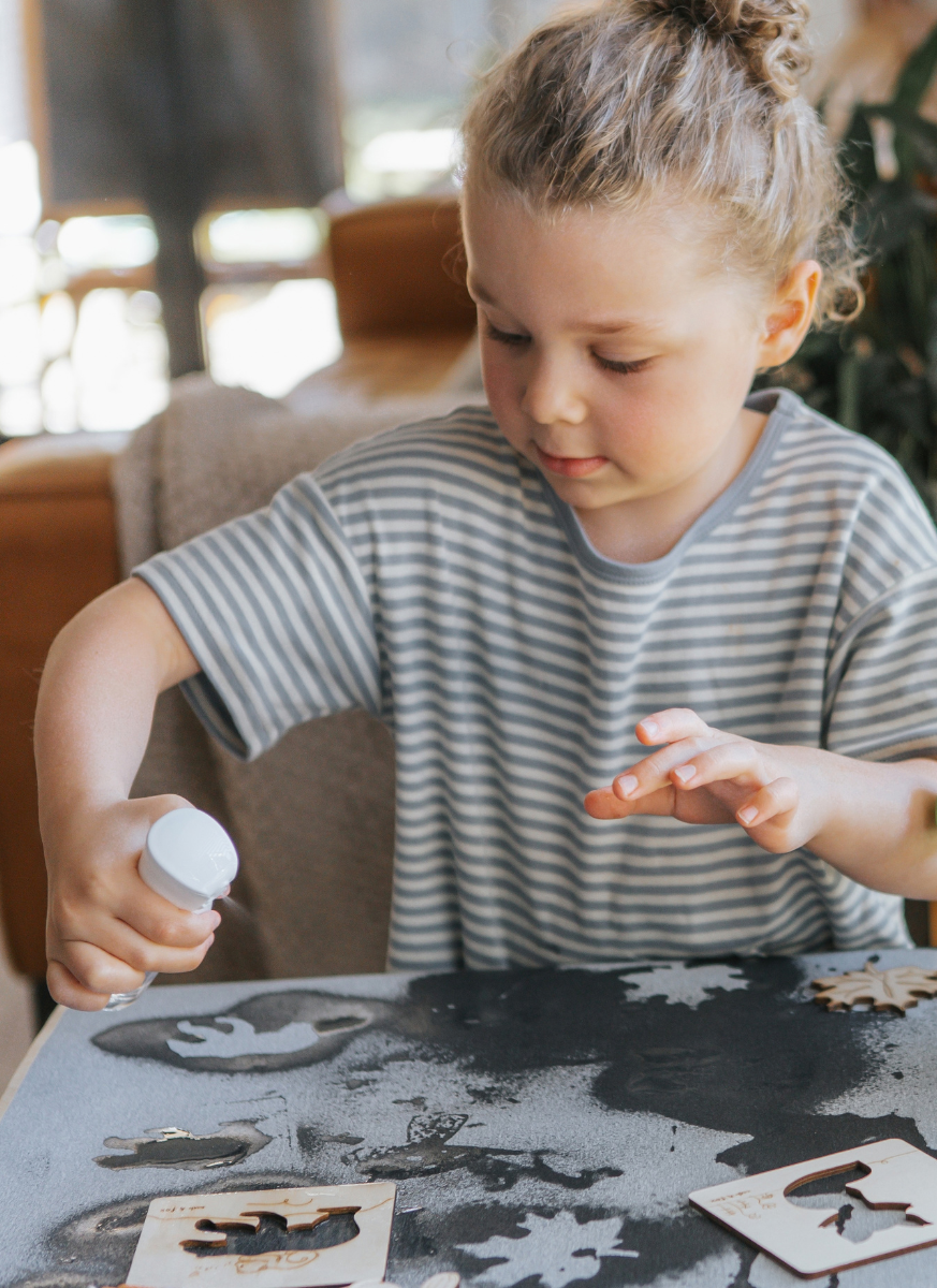 Woodland Stencil + Stamp Set
