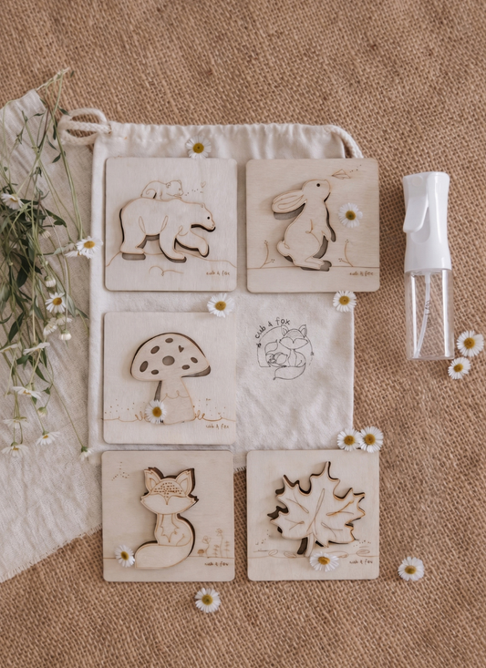 Woodland Stencil + Stamp Set