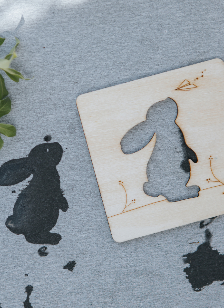 Woodland Stencil + Stamp Set