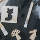Woodland Stencil + Stamp Set